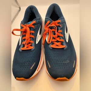 Brooks Ghost 14 Titan Teal White Running Shoes 1103691D488 Mens Size 8